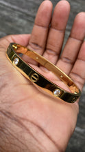 Load image into Gallery viewer, Margo Gold Cuff Bracelet – 316L Stainless Steel, 18K Plated