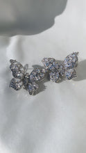 Load image into Gallery viewer, Chrissy Rhinestone Butterfly Earrings
