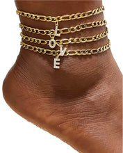 Load image into Gallery viewer, Casetta Letter Anklet
